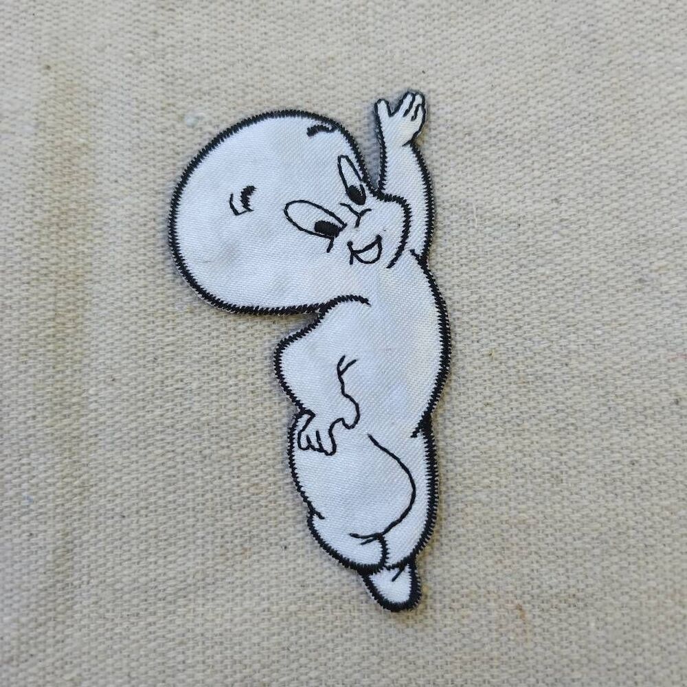 Casper The Friendly Ghost white sew on patch